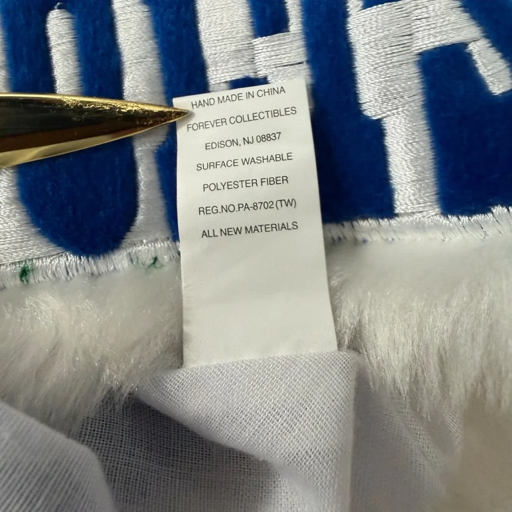 Indianapolis Colts Christmas Santa‎ Hat Blue White Horseshoe Logo Holly